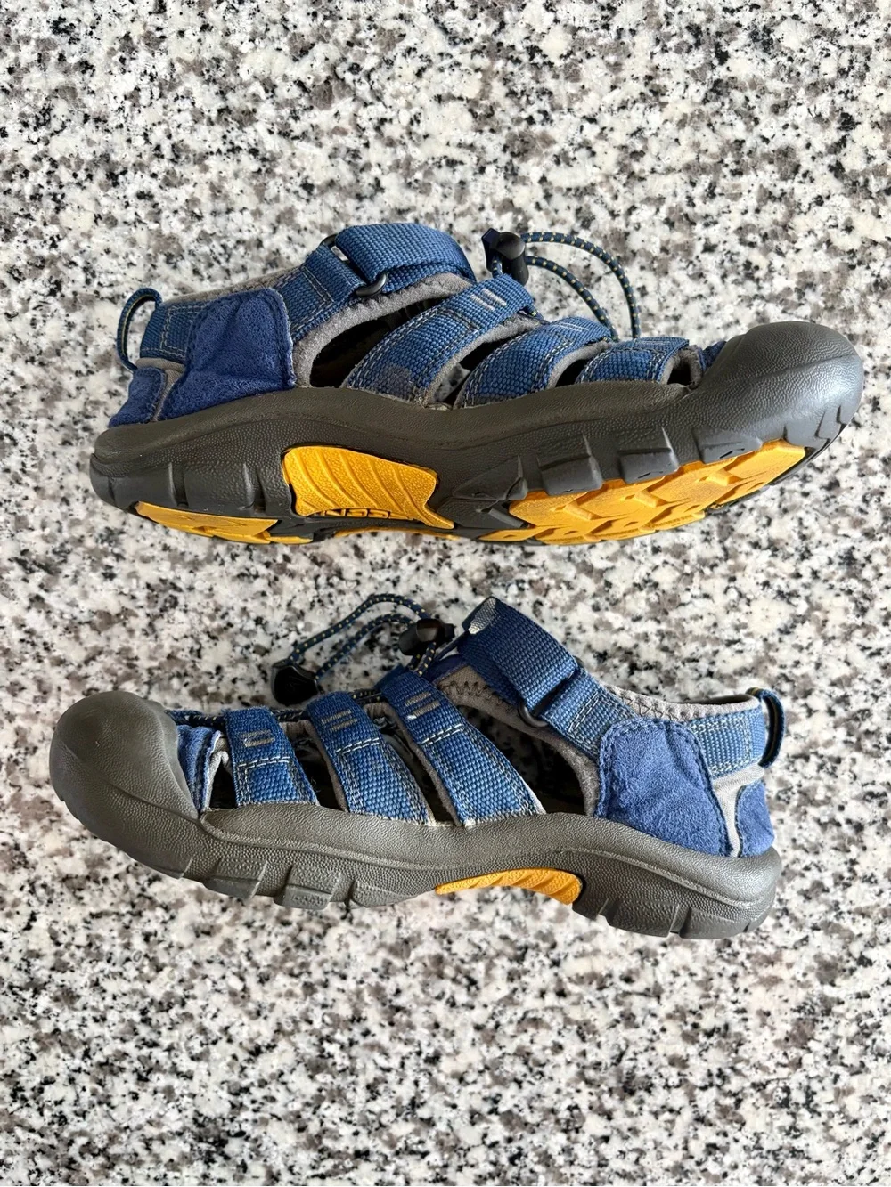 Keen—Newport Hybrid Waterproof Hiker Sandals Navy/Gray (Size Youth 2)